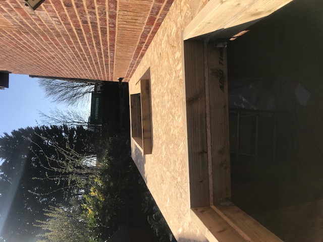 Skirting and trim work