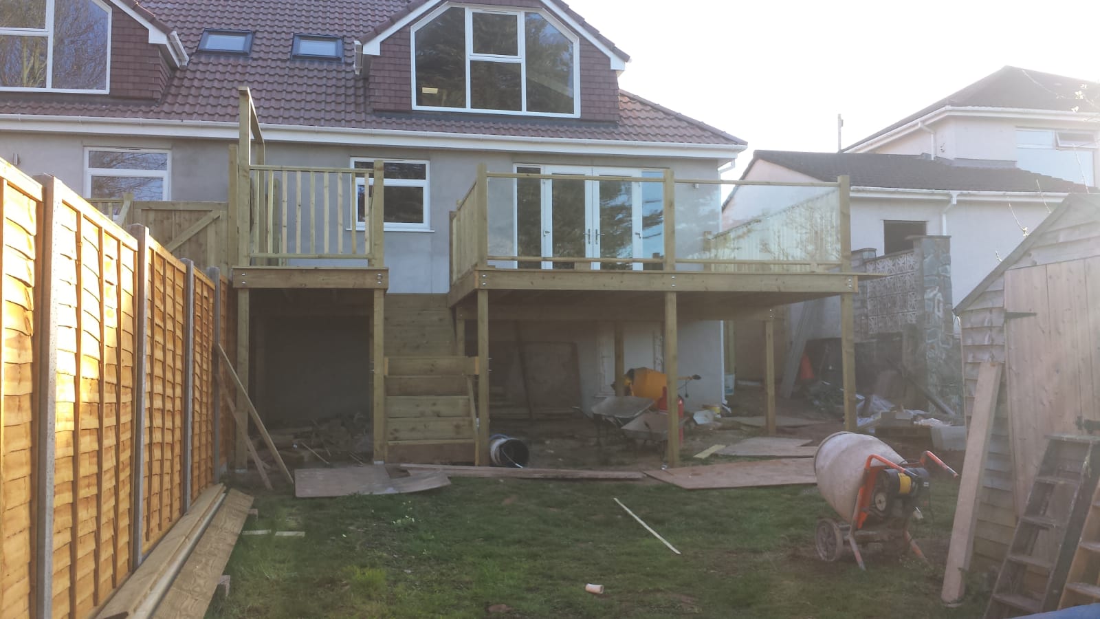 Patio decking project