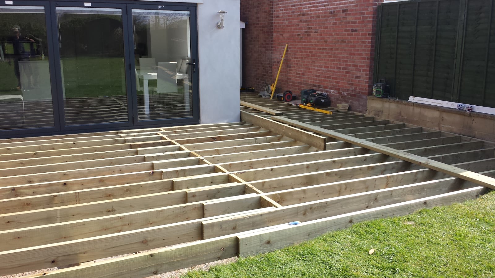 Decking and steps