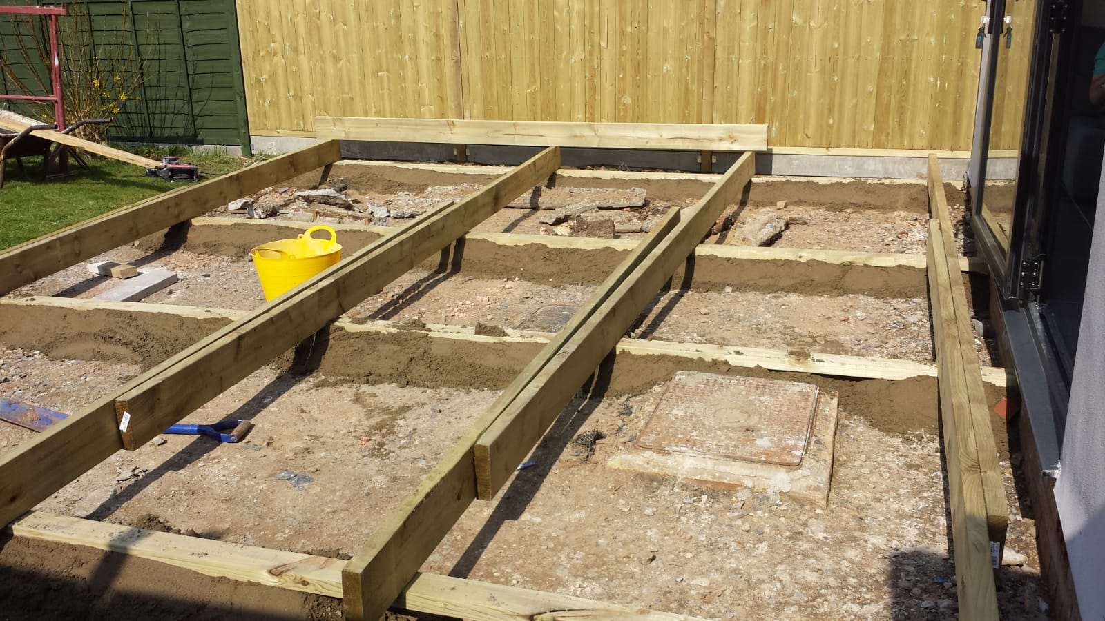 Bristol garden decking