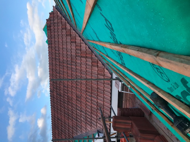 Roof tile installation