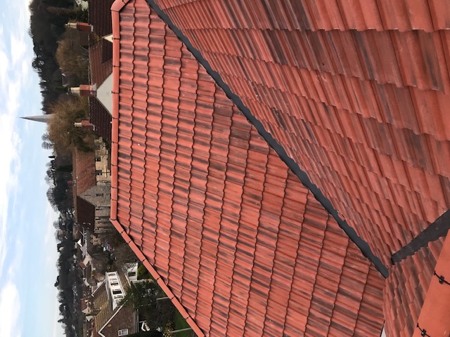 Roof repair work